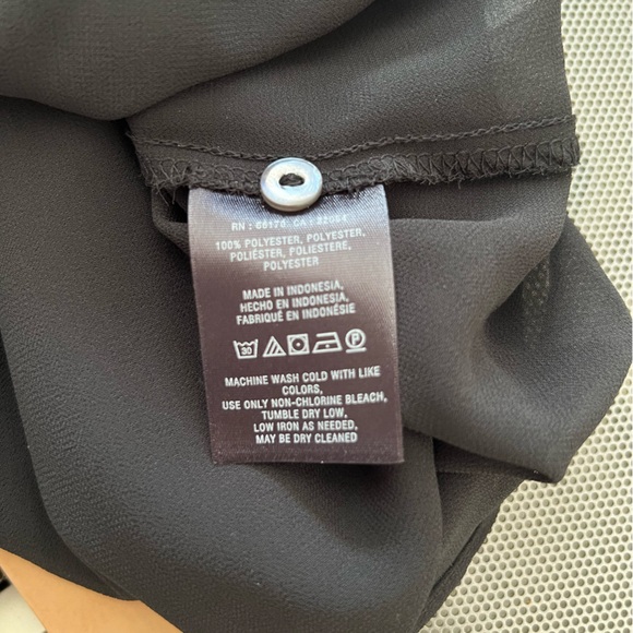 HD in Paris | Black Tie Neck Blouse - Picture 7 of 7